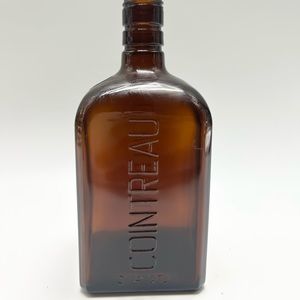 Vintage Cointreau glass bottle.